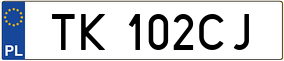 Truck License Plate